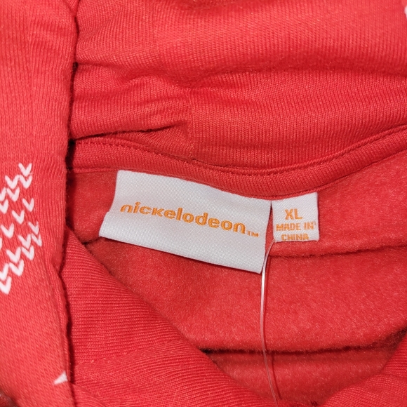 Nickelodeon Rugrats Angelica Pickles Christmas Hoodie Red Women’s Size XL New - Picture 4 of 4